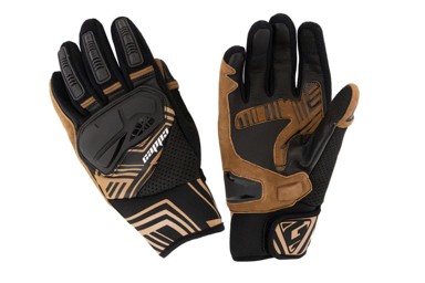 CAPPA RACING Moto rukavice Rivolli, kožne, kratke, smeđe