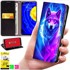 BLUEMOON Futrola tipa novčanik za Honor Magic8 Lite - maska sa printom + zaštitno staklo 9H