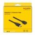 DELOCK DisplayPort produžni kabel 1 m 4K 60Hz, crni, model 80001
