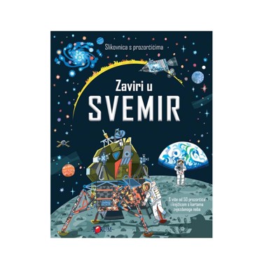 Slikovnica Zaviri u svemir, s prozorčićima