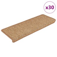 Samoljepljivi otirači za stepenice 30 kom 65x21x4 cm narančasti