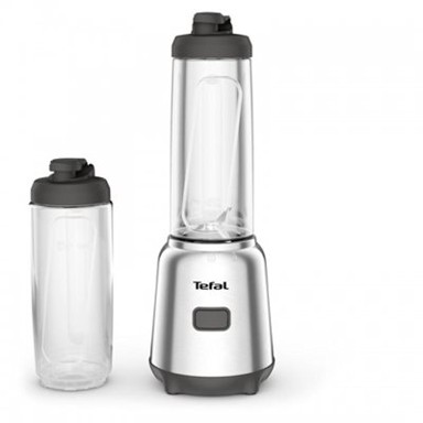 TEFAL Blender BL15FD30, Smoothie, 300 W, 2 boce od 0,6 l, srebrni