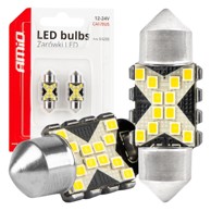 AMIO LED žarulja C5W Festoon, CANBUS, 12xSMD 2016, 31 mm, 12V/24V, bijela