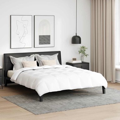 Zimski set jorgana s jastukom, 3 kom, 240 x 220 cm, bijeli