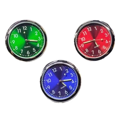 HOME & MARKER Vintage automobilski sat set 3 kom, plava/zelena/crvena