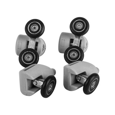 AQUAART Kotačići za tuš kabine set 2+2