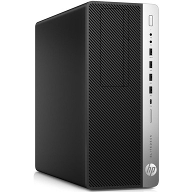 HP Stolno računalo EliteDesk 800 G4 / Intel Core i7-8700, 16 GB, 256 GB SSD, Windows 11 Pro (obnovljen)