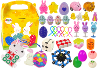 Set igračaka Easter Fidget Toys anti-stress, 36 dijelova, višebojno