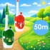 Dječji voki-toki, domet do 50 m, na baterije, 2 kom.