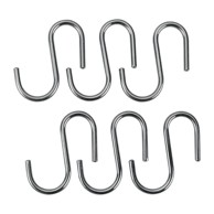  METALTEX Viseće kuke u setu 6 kom u srebrnoj boji Lonardo