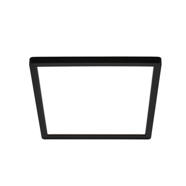 BRILO LED Plafonjera, 16W, 1900lm, 4000K, crna