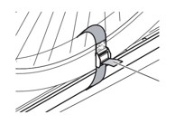 MENABO Remen s kopčom za pričvršćivanje bicikla na šipku od 40 cm 700003600000