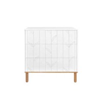 BELLAMY Komoda Toteme Botanic, s 3 ladice, bijela