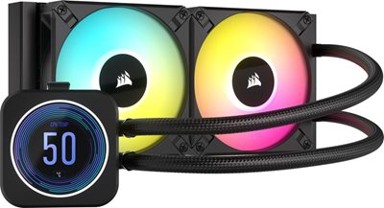 CORSAIR Vodeno hlađenje Cooling Hydro H100i iCUE Elite LCD XT, CW-9060074-WW, za Intel i AMD