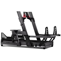 NEXT LEVEL RACING Simulator Cockpit F-GT Elite Aluminium - Front und Side Mount Edition, NLR-E003, crna