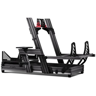 NEXT LEVEL RACING Simulator Cockpit F-GT Elite Aluminium - Front und Side Mount Edition, NLR-E003, crna