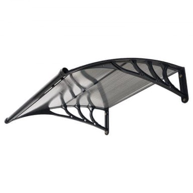 VEVOR Nadstrešnica za vrata, 965x1017x275 mm, siva