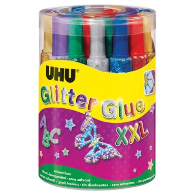 UHU Glitter ljepilo 20 g 24 kom sortirano L0180504