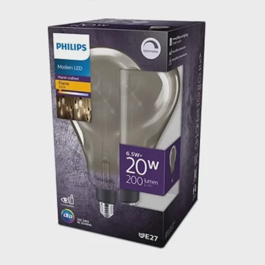 PHILIPS LED Giant žarulja A160, 20W, E27, 1800K, smoky, 8719514315372