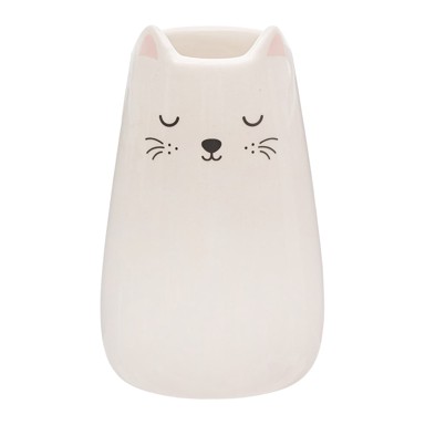 SASS & BELLE Vaza krem od dolomita, visina 10,5 cm Cat