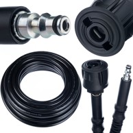 ROSFIX Crijevo visokog tlaka 10 m QC Click Connect, 200 bar, kompatibilno s Lavor