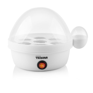 TRISTAR Kuhalo za jaja EK-3074, 7 jaja, 350 W, bijelo-prozirno