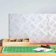 Aluminijske ploče 2 kom protuklizne 40x30 cm