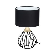 Stolna lampa KANE, crna, 1xE27