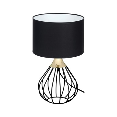 Stolna lampa KANE, crna, 1xE27