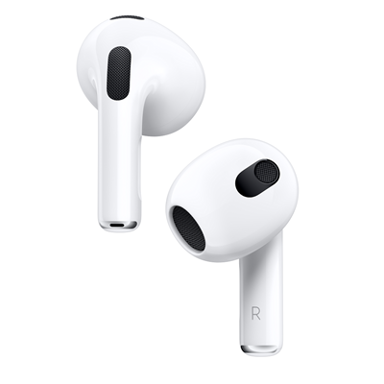 APPLE Slušalice Airpods (3rd generation), kutijica za punjenje, mikrofon, bijele