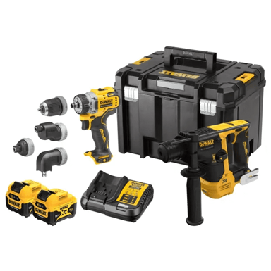 DEWALT Set akumulatorskog alata DCK2101P2T XR, crna/žuta