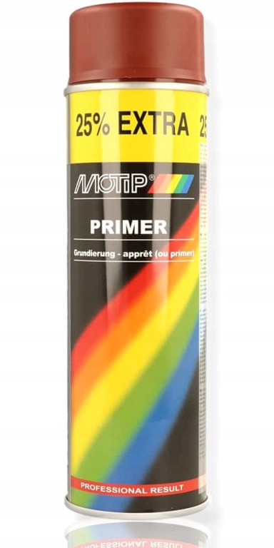 MOTIP Primer akrilni temeljni sprej crveni 500 ml