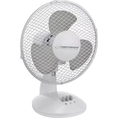ESPERANZA Stolni ventilator Zephyr, 23 cm, 30 W, bijeli (T-5550-20)