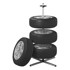 NORTHIX aluminijski stalak za 4 gume XL, do 295 mm