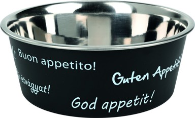 ANIONE Posuda Enjoy metalna, crna, 1,2 L