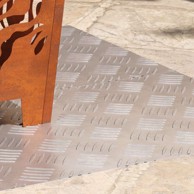 Aluminijske adamantne ploče 2 kom anti-klizne 100x40 cm