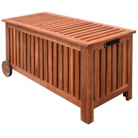 Vrtna kutija za odlaganje drvena 118 x 52 x 58 cm