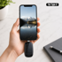 VYZIO Solarni prijenosni punjač za telefon POWERWING 5 W USB-C s karabinerom, crni