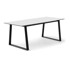 HAMMEL FURNITURE Bijeli proširiv blagovaonski stol s bijelom pločom stola 100x210 cm Meza 