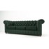 ROPEZ Tamno zelena baršunasta sofa 230 cm Cambridge, 230x99x75 cm