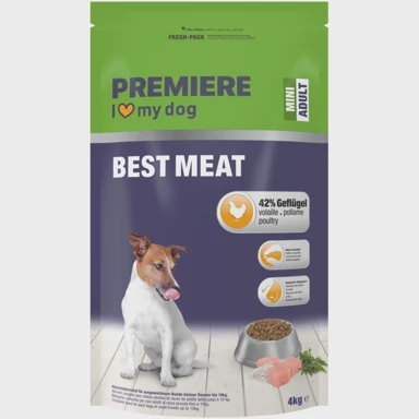 PREMIERE Hrana za pse Best Meat Mini Adult perad 4 kg