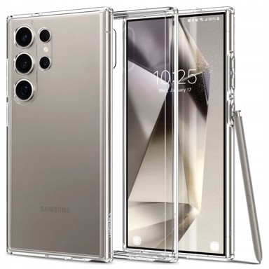 SPIGEN Samsung Galaxy S24 Ultra Case Ultra Hybrid Crystal Clear ACS07292