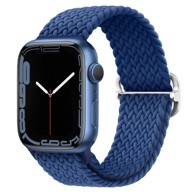 B-STRAP Elastic Nylon remen za Apple Watch 42/44/45mm, cold blue