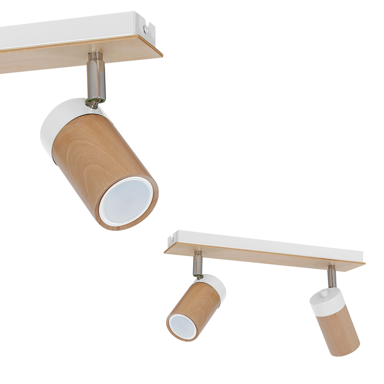 Stropna svjetiljka BARON 2xGU10, bijela