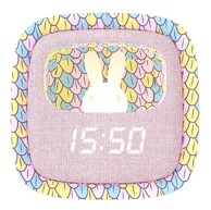 MOB Noćna svjetiljka i budilica Billy Clock, Mermaid