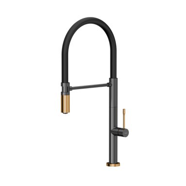 QUADRON Slavina Margot grafit/nano PVD bakar/crna cijev