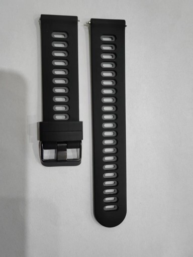 MEANIT Remen za pametni sat, 20 mm, crno-sivi