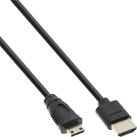 INLINE HDMI na Mini HDMI kabel, 1,8 m, crni