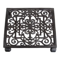 ESSCHERT DESIGN Metalni mobilni stalak za tegle za bilje Ornament, metal, prirodna