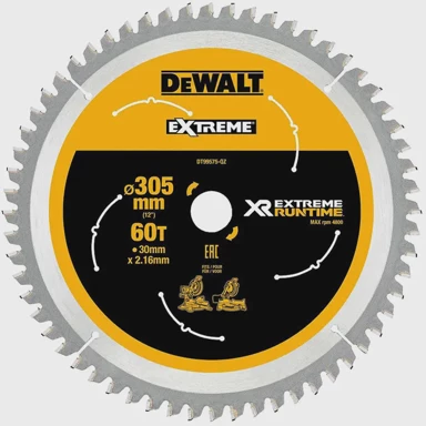 DEWALT List kružne pile 305×30 mm DT99575